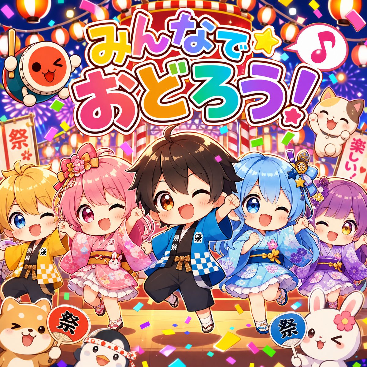 蘑菇视频 - 蘑菇视频精选·超萌chibi角色节日庆典动漫